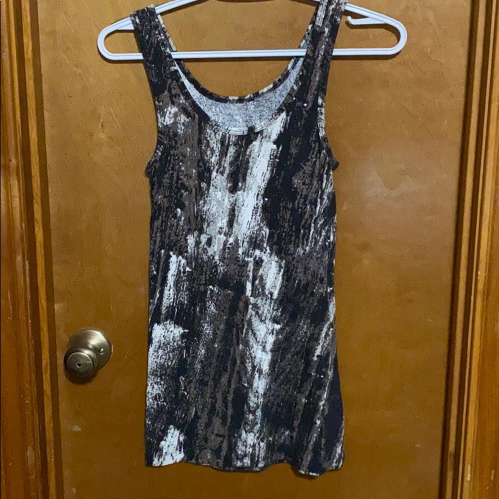 Brown/Black Design Tank